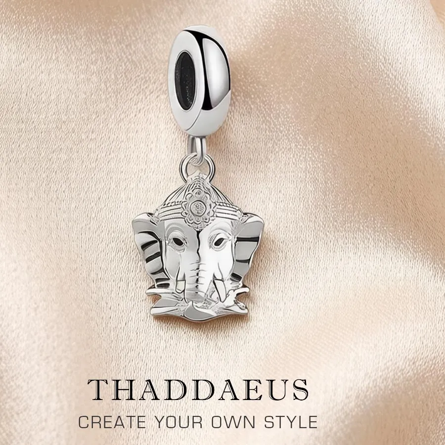 Authentic The Remover of Obstacles: Sterling Silver Ganesha Talisman