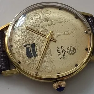 Authentic The Celestial Mecca Heritage Timepiece in 20-Micron Gold Plate