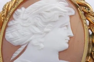 Authentic The Gilded Cameo of Eternal Whispers