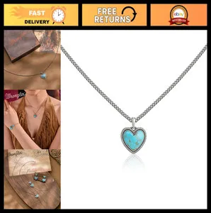Authentic The Golden Prairie Heart: Western Turquoise Amulet