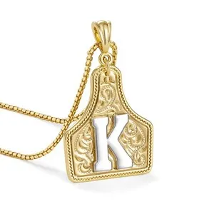 Authentic The Gilded Monogram Western Amulet