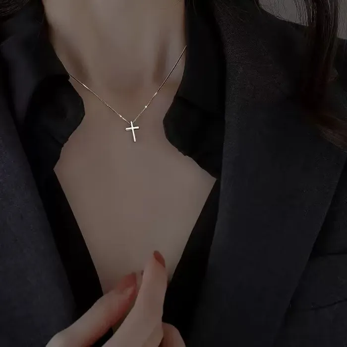 Authentic Radiant Faith: The Sterling Silver Cross Clavicle Talisman