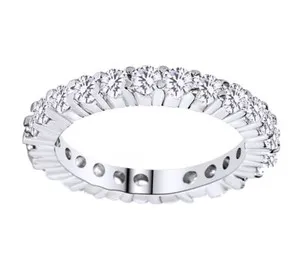 Authentic Eternal Bond of Love: Full Eternity Wedding Band Ring