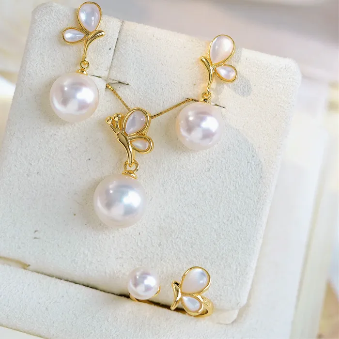 Authentic Golden Butterfly Pearl Talisman A Sacred Bloom Of Oceanic Light And Celestial Transformation