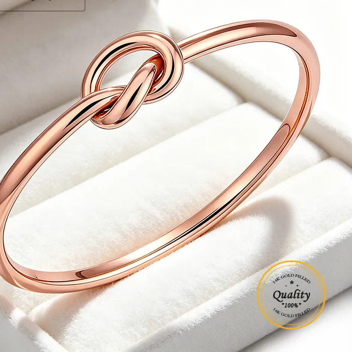 Authentic The Eternal Bond: Rose Gold Infinity Knot Talisman