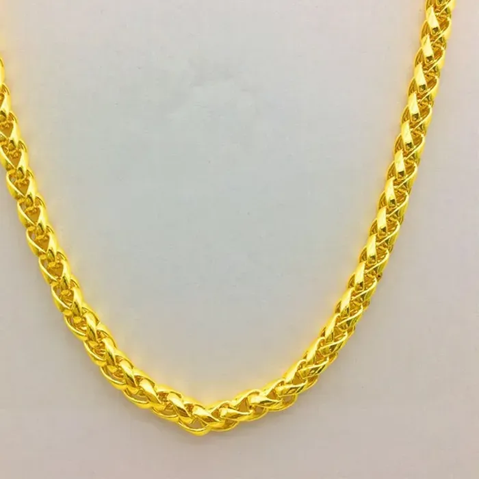 Authentic The Gilded Path: 14K Thailand Sand Gold Chain