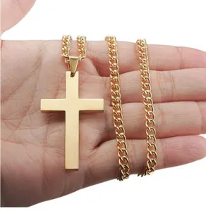 Authentic The Radiant Anchor: A Sanctified Gold-Plated Cross & Cuban Chain