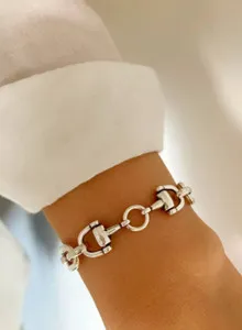 Authentic The Eternal Weaver Silver Link Wrap Bracelet