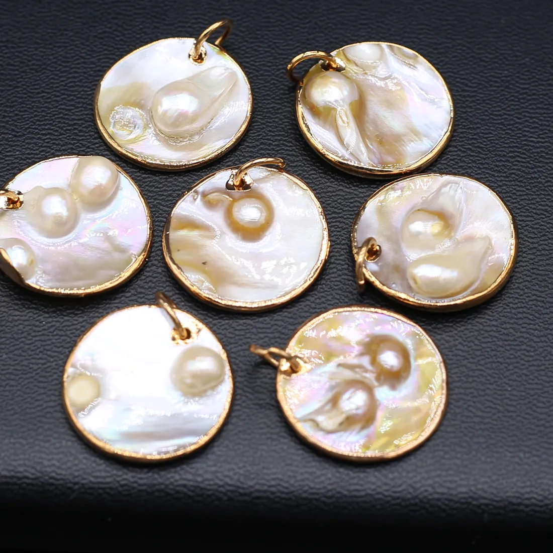 Authentic Luminous Mother of Pearl Sacred Lunar Disc
