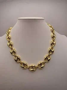 Authentic Celestial Mariner’s Embrace – 18″ Gold‑Plated Sterling Silver Necklace