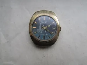 Authentic The Chronos of Victory: 1980 Olympic Soviet Gold-Plated Tonneau Watch