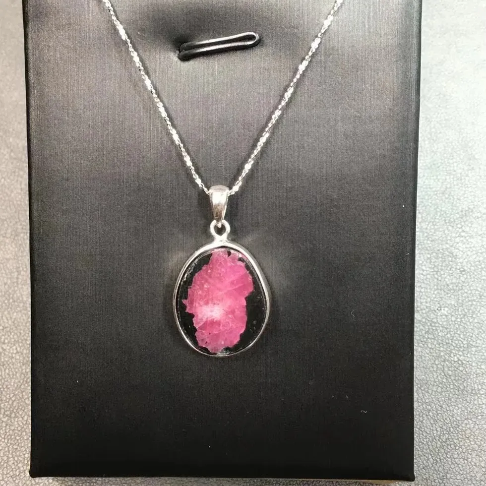 Authentic The Crimson Flame: Radiant Ruby Heart Pendant