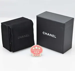 Authentic The Iridescent Bloom: A Golden Chanel Talisman of Grace