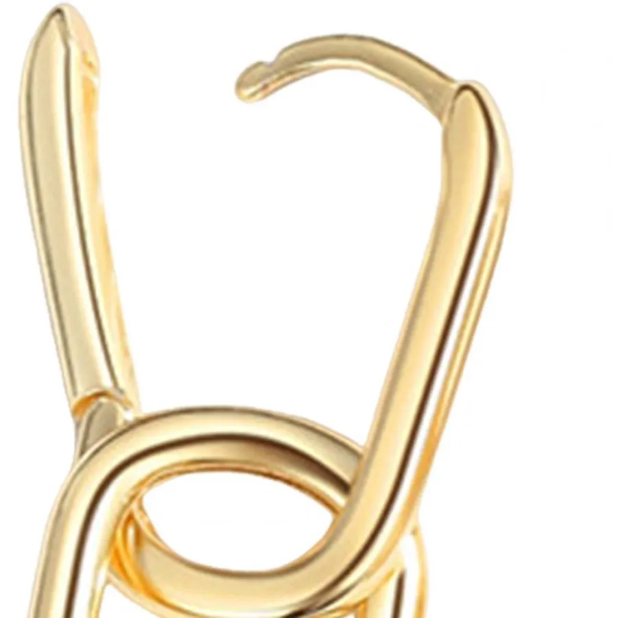 Authentic Radiant Geometry Gold-Plated Link Talisman
