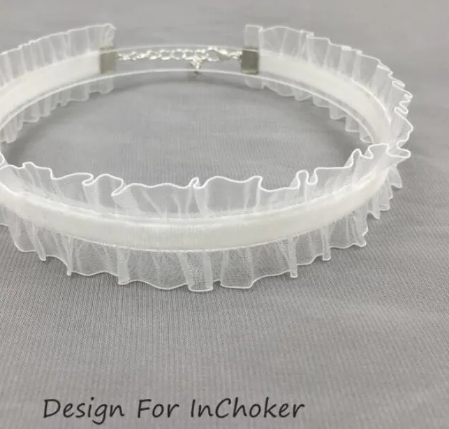 Authentic Lace Collar Black White Necklace 2021 Black White Clavicle Choker INS Style Short Necklace for Women Jewelry