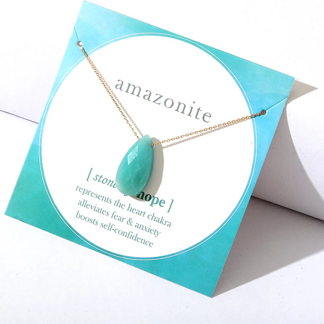 Authentic Exquisite 16 Inch Short Natural Stone Pendant Necklace Summer Necklace For Women