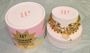 Authentic Celestial Resonance Gold-Plated Summer Stacks Talismanic Bracelet Set