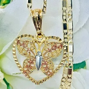 Authentic The Gilded Metamorphosis Tricolor Butterfly Talisman