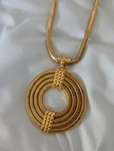 Authentic The Apollo Radiant Gold Statement Pendant