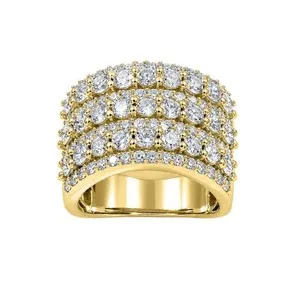 Authentic The Starlight Halo 3.00ctw Lab Grown Diamond Statement Ring in Sterling Silver