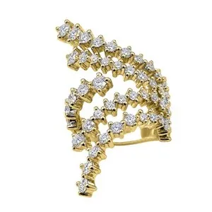 Authentic Shining Starlight: Majestic Statement Ring Adorned with 3.00ctw Lab Grown Diamond