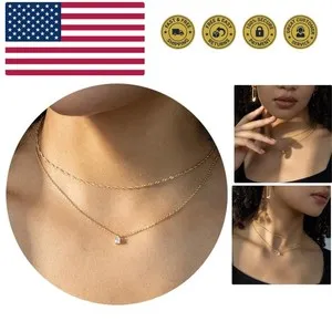 Authentic Weave Your Destiny: Dainty 14K Gold Plated Layering Choker for Women