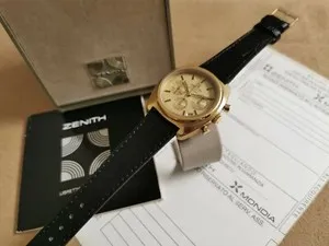 Authentic Zenith El Primero Surf 20.0210.415 gold plated mm 36 caliber 3019 full set