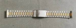 Authentic TAG HEUER 2000 326/31G 2-TONE GOLD PLATED/ FULL BRACELET MM 20