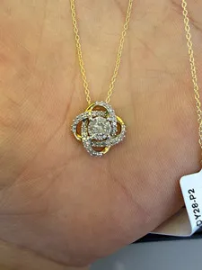 Authentic Celestial Harmony: 14K Gold Plated Pendant