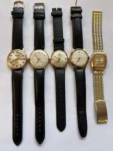 Authentic Chronicles of the Golden Hour: Vintage Manual Wind Timepiece Assortment