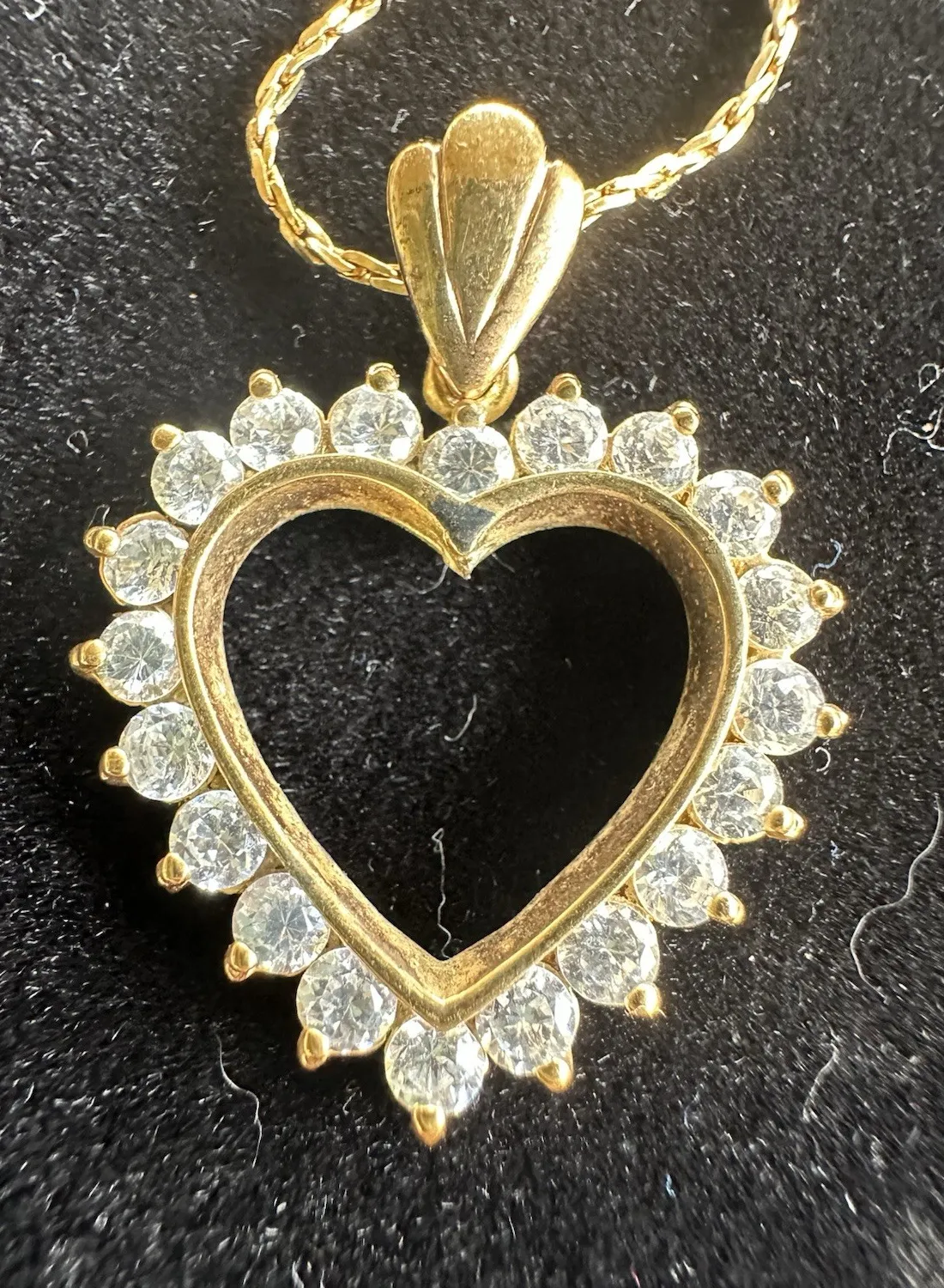 Authentic Golden Heart Talisman Necklace Of Pure Devotion