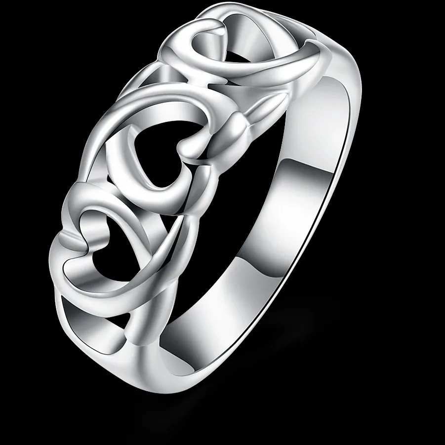 Authentic The Eternal Heart Silver Ring of Boundless Affection
