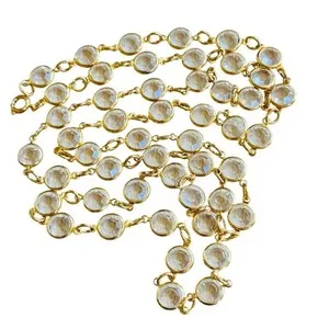 Authentic Radiant Luminescence Regal Open Bezel Crystal Strand