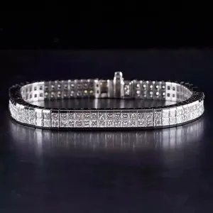 Authentic The Sovereign Radiance Princess-Cut Luminary Bracelet