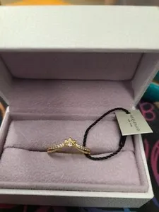 Authentic Azura Abloom Stacking Band (Yellow Gold Plated)
