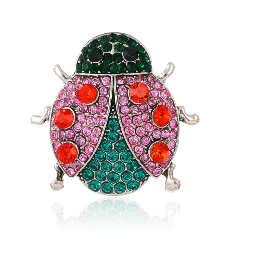 Authentic 1Pc Retro Ladybug Brooch for Women Men Ladybird Insect Brooches Pins Jewelry Trendy Accessories Party Gifts 2026