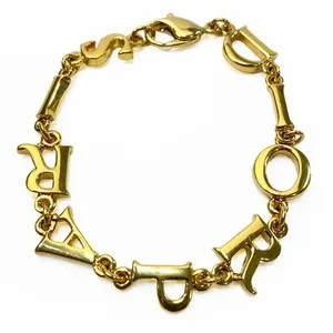 Authentic Logo of Devotion: A Vintage Dior Chain for Spiritual Connection