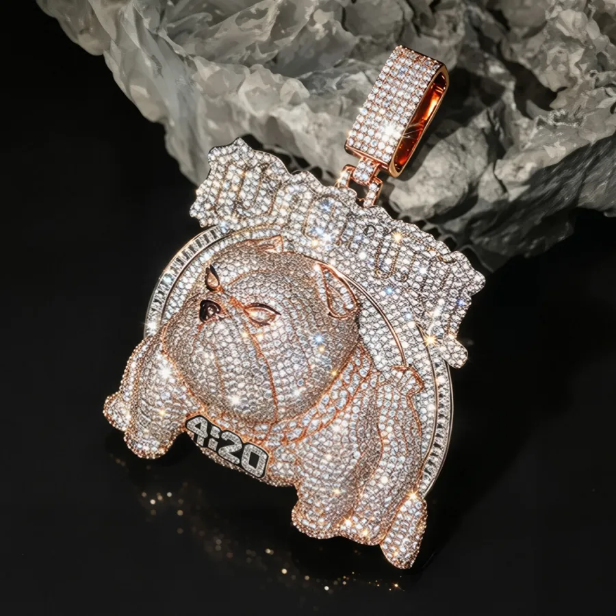 Authentic The Guardian Bull: 18K Rose Gold-Plated Fierce Loyalty Talisman