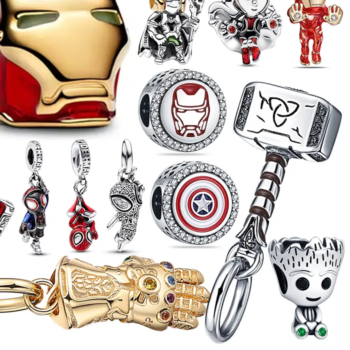 Authentic Heroic Radiance: Avengers Charm Bracelet of Cosmic Guardians