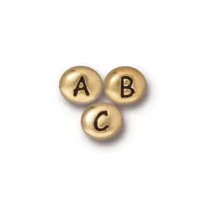 Authentic Golden Glyphs of Destiny: Custom Alphabet & Number Beads