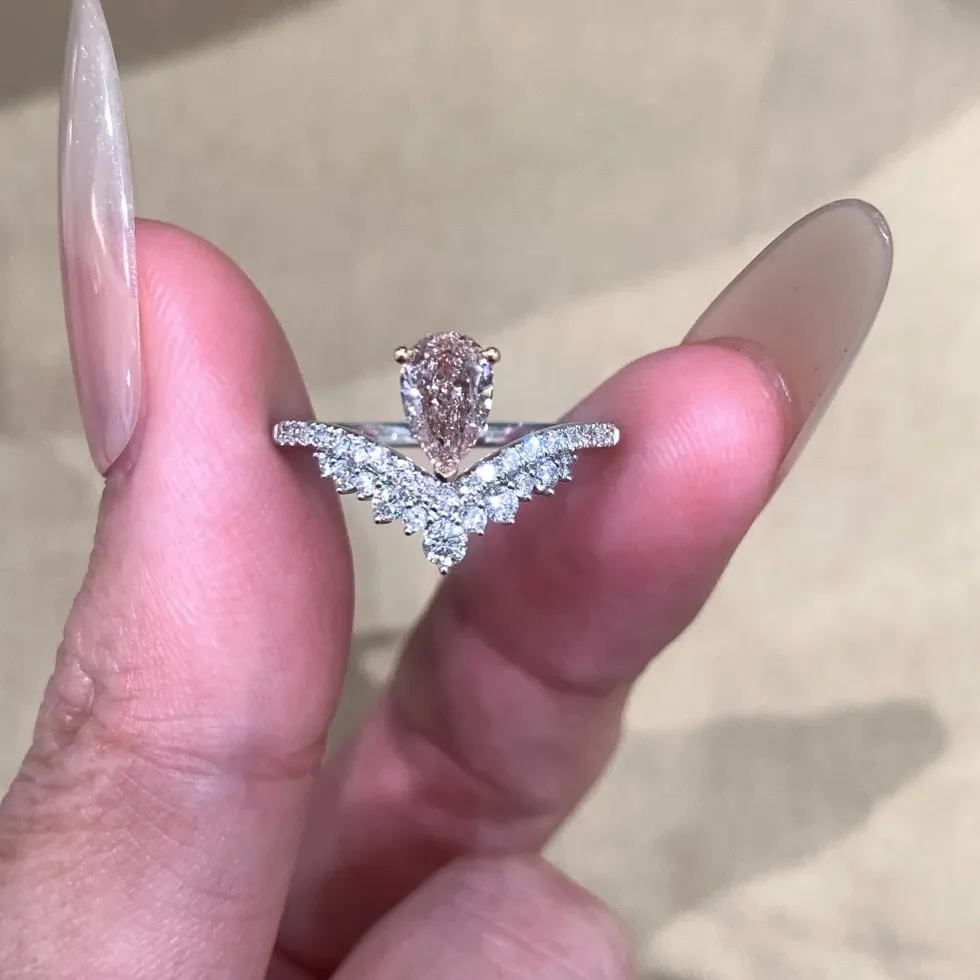 Authentic The Rose Petal Crest: A V-Shaped Talisman of Devotion