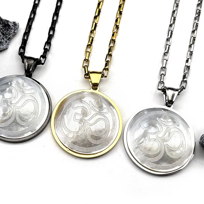 Authentic Echoes Of The Eternal Om A Sacred Shell Pendant Awakens Your Soul