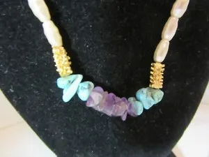 Authentic Celestial Tide: The Luminous Pearl and Turquoise Talisman