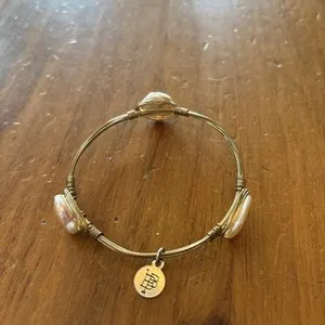 Authentic The Gilded Oyster Tear Freshwater Pearl Talisman