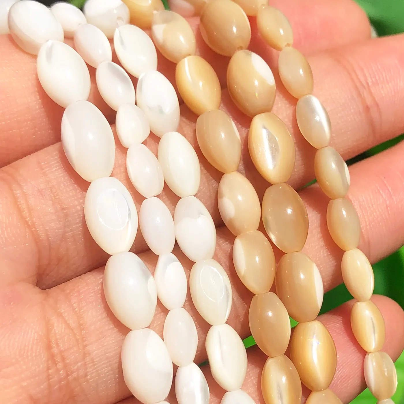 Authentic Tears of the Ocean Mother-of-Pearl Sacred Spacer Beads