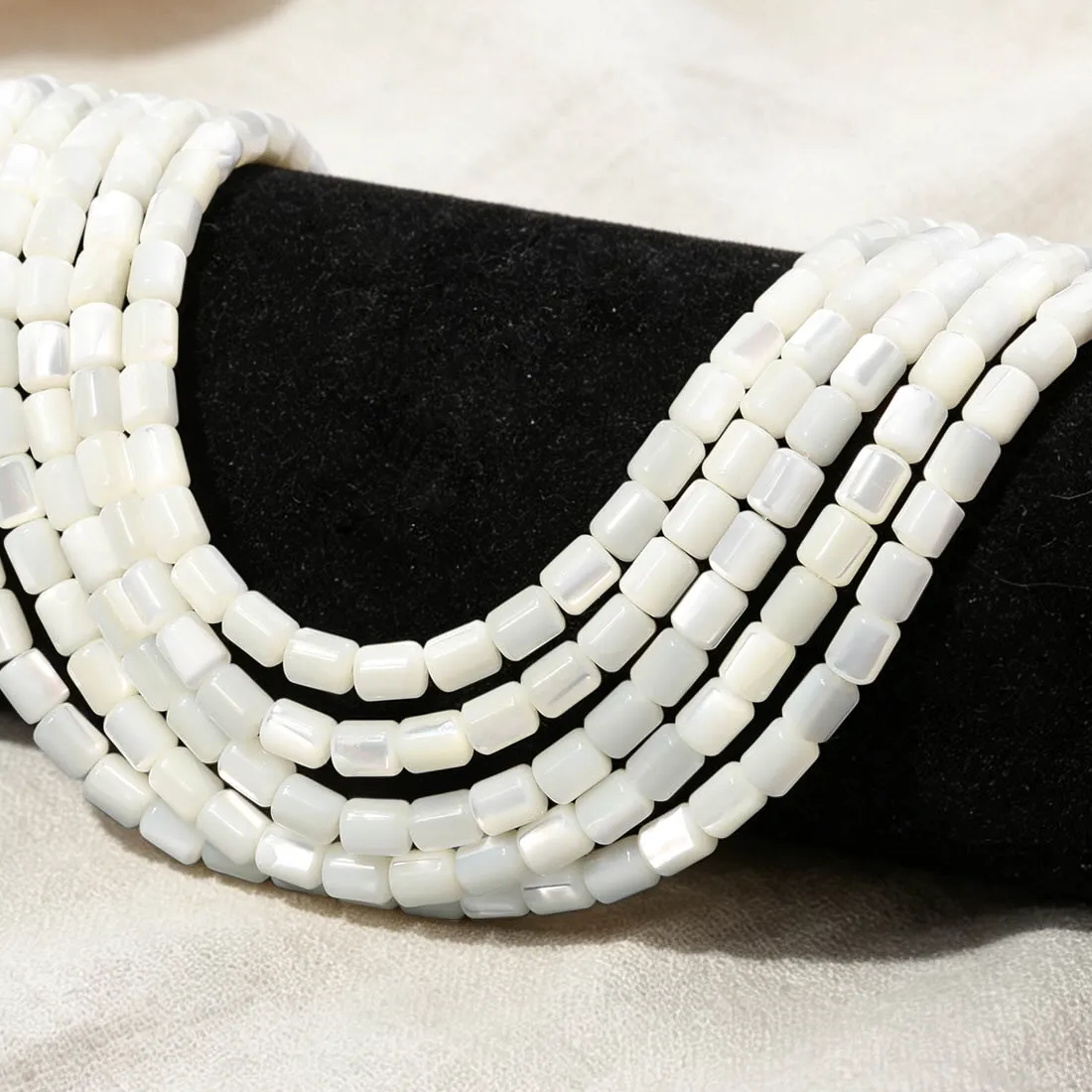Authentic Radiant Mother-of-Pearl Sacred Pillars of Purity and Calm