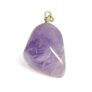 Authentic Radiant Crown of Tranquility: Raw Amethyst Gold-Plated Talisman