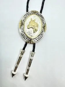 Authentic The Golden Steed Horizon Bolo Tie