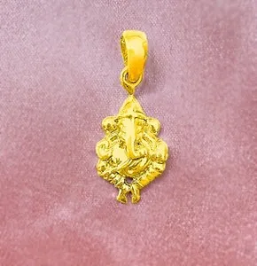 Authentic The Golden Remover of Obstacles: Sacred Ganesha Talisman