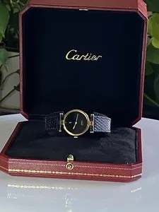 Authentic The Vendome Chronos: A Symphony of Black Onyx and Gilded Time